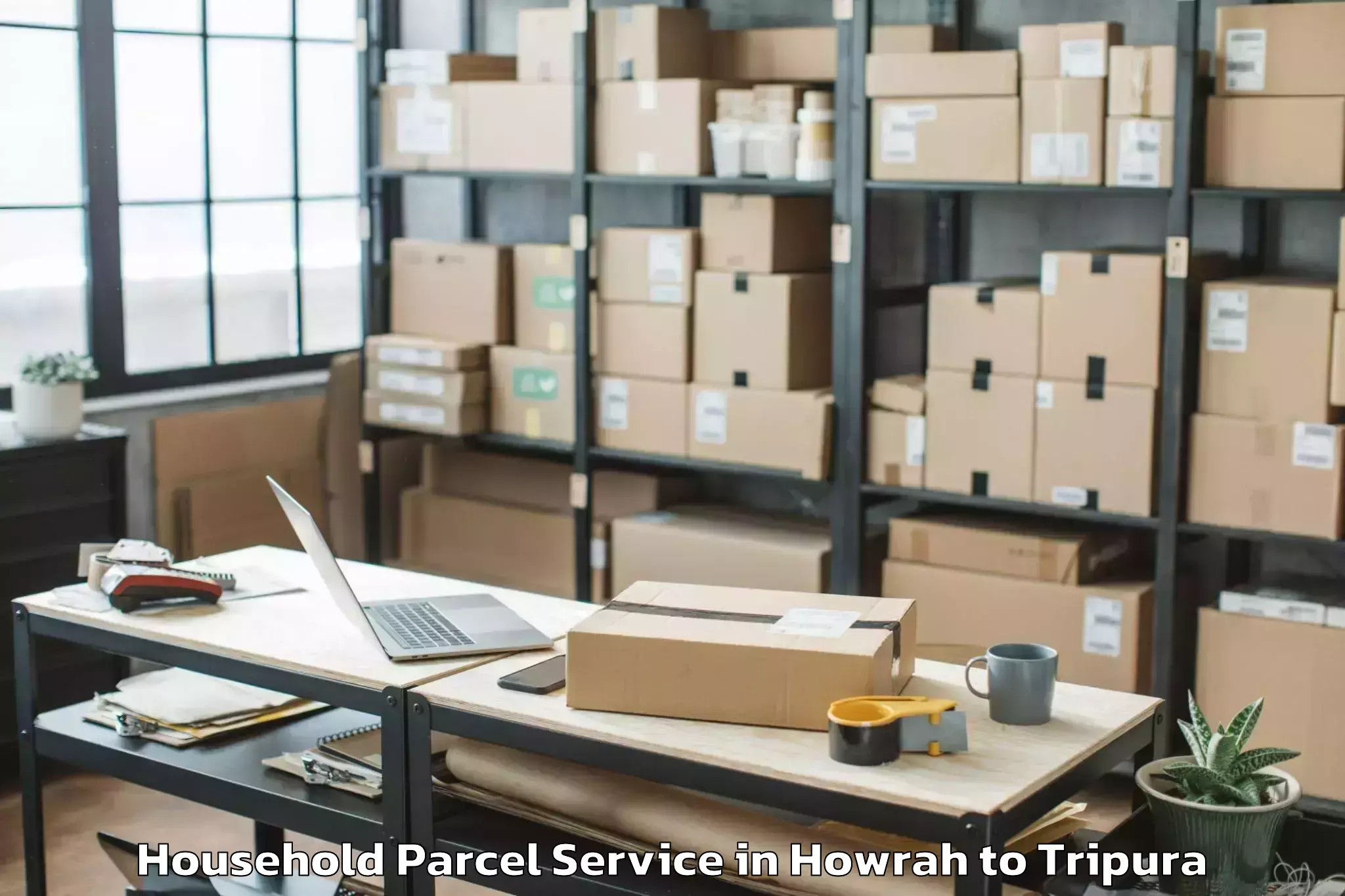 Reliable Howrah to Jirania Household Parcel